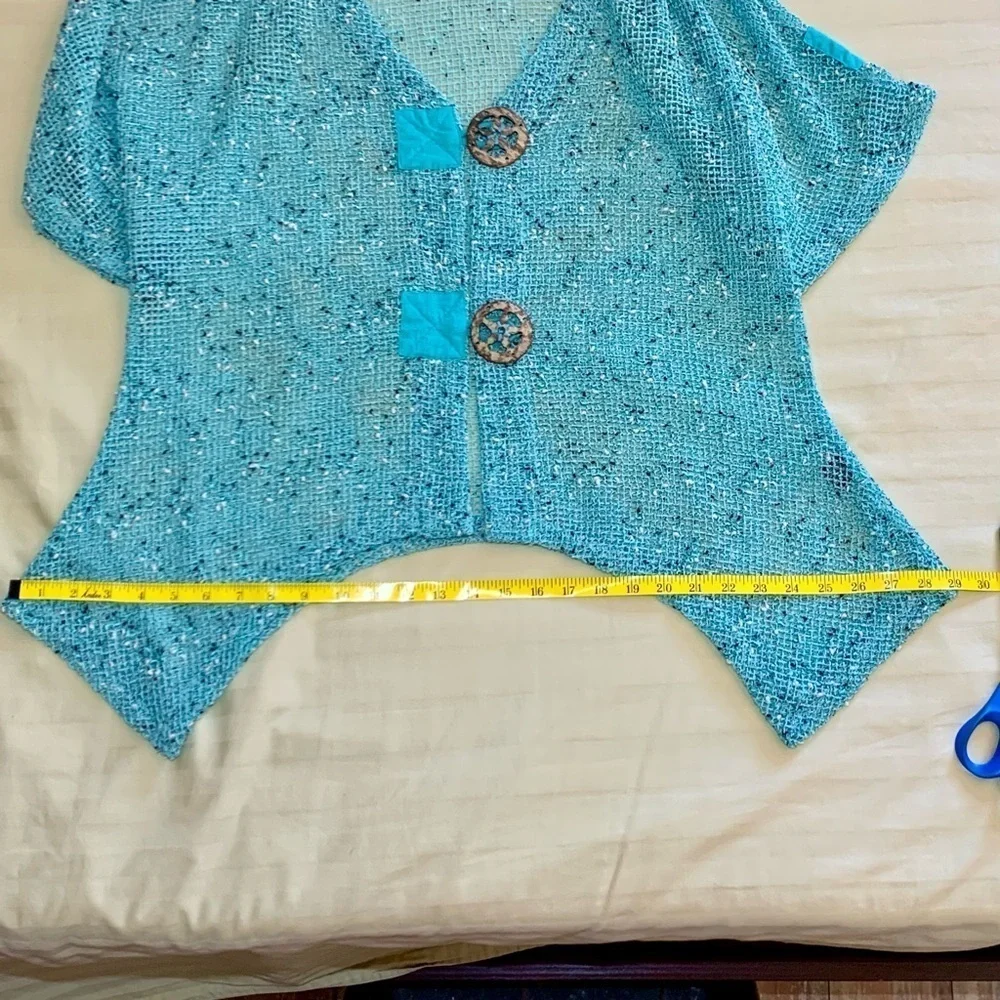 🏝️ 🐠Beachy Tropical Women’s Kaktus Layering Jacket, Sz L, Pre-owned 🐚 ☀️ - Picture 8 of 9